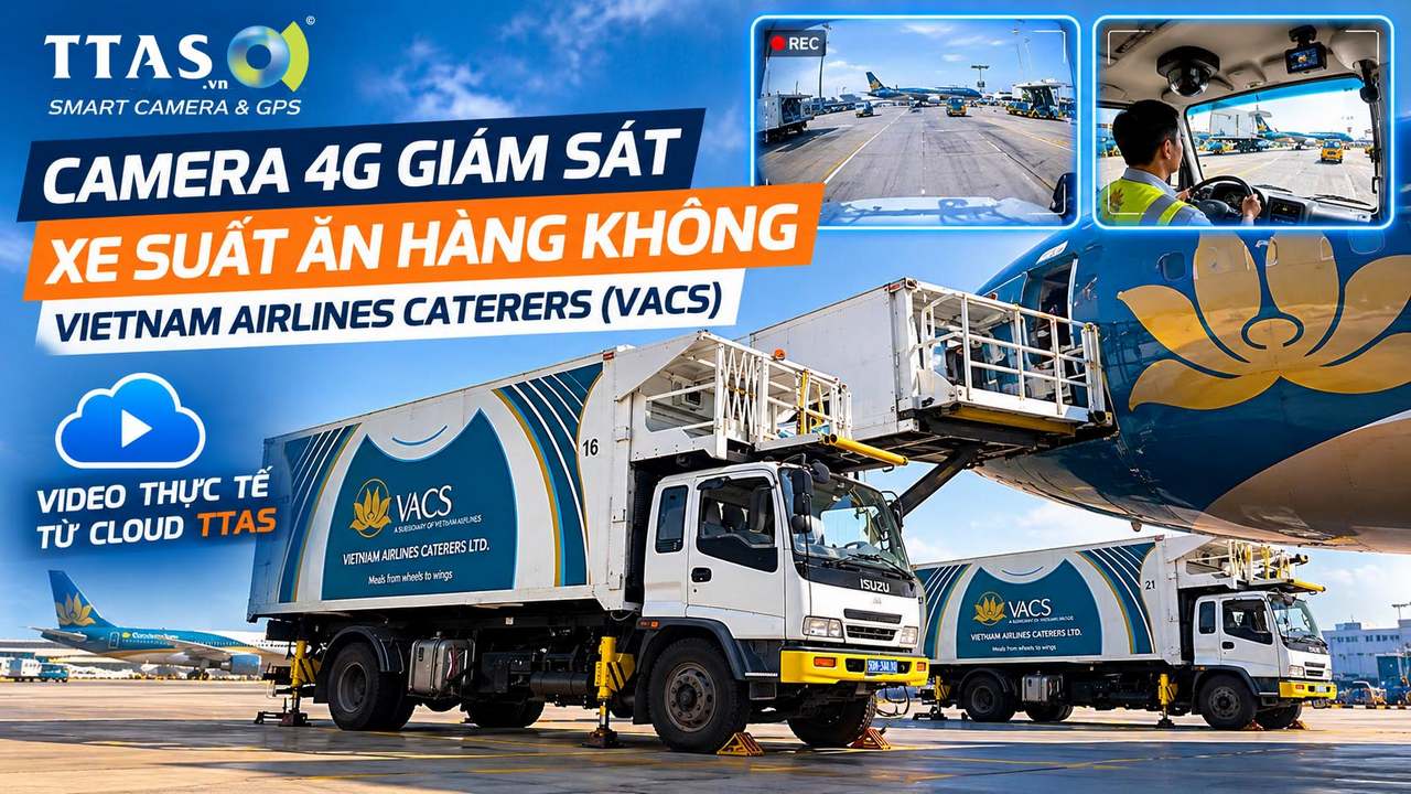 Lắp Đặt Camera Giám Sát Xe VACS - VIETNAM AIRLINES CATERERS
